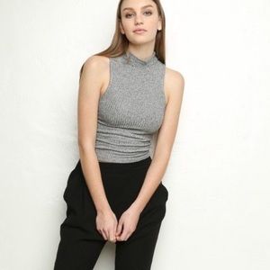 Brandy Melville Franka Knit Turtleneck Crop Top